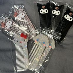 Sanrio Hard Acrylic Hair Combs