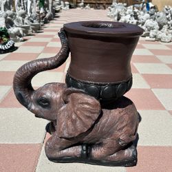 New Small Flower Pot Made Out Of Cement Perfect Gift 