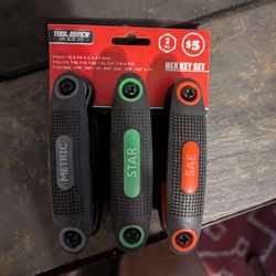 Tool Bench 3pc Hex Key Set