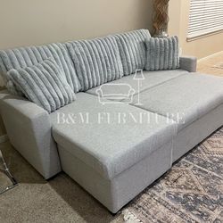 Brand New Small Reversible Pullout Sectional 