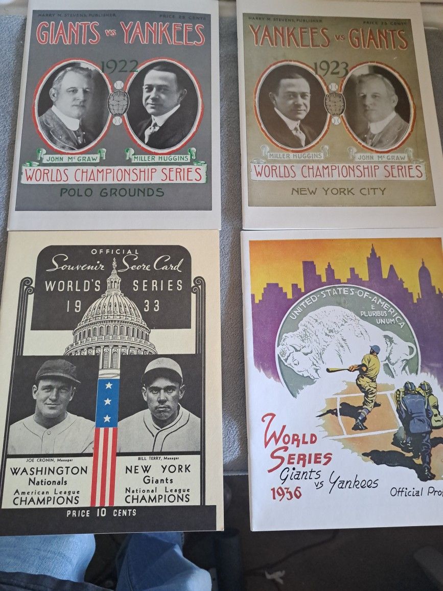 4 WORLD SERIES PROGRAMS