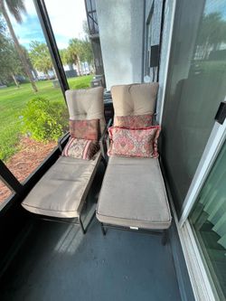 Porch/Patio long chairs