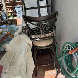2 Rotating Dinner Chairs