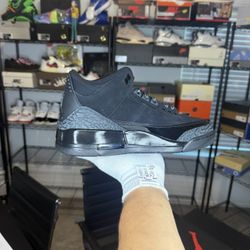 Jordan 3 Black Cat - Size 9 - Brand New 🔥