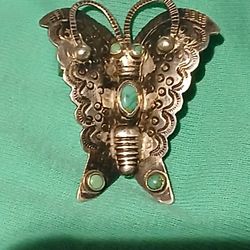 Native American Vintage Butterfly Pin