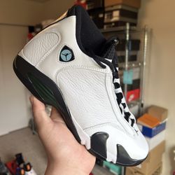 Jordan 14 Oxidized Green Size 10