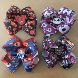 Halloween Theme Jojo Bows Handmade 
