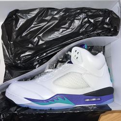 BRAND NEW NIKE AIR JORDAN RETRO 5 GRAPE SIZE 13 $250