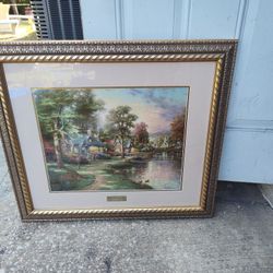 Hometown Lake By Thomas Kinkade Library Edition