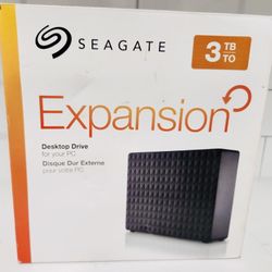 Seagate Expansion Desktop Hard Drive 3TB (Open Box) USED
