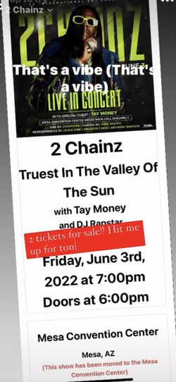 2 Chains Tickets
