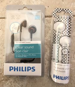 2 headphone sets brand new in boxes