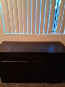 Black dresser