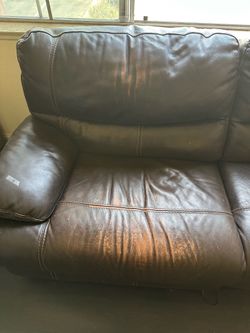 Leather couch