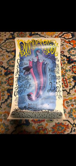 Vintage 1994 bumbershoot music festival poster