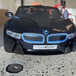 Electric Kids Ride On Car Power Wheels BMW i8 with Scissors Doors, LED’s, Music 