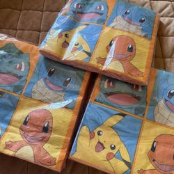 Pokemon Napkins. 16ct Each