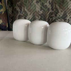 Google Nest Wifi Router (1st Gen, H2D) – 3-Pack Mesh System – White – Tested