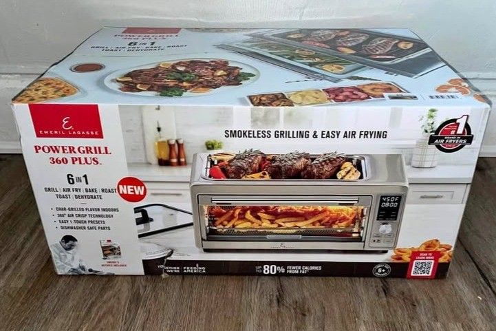 Emeril Power Grill 360 Plus, n Smokeless Grill and Air Fry