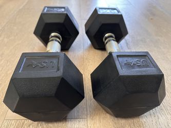 USA 25lb pair dumbbells
