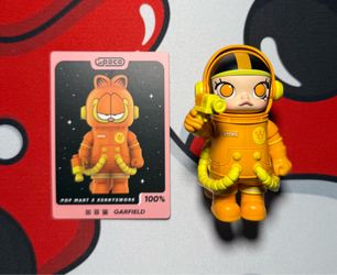 POPMART Authentic Space Molly 3 Garfield 100%