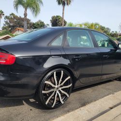 Audi A4, Low Miles, Clean Title, Smogged, 22"rims, Runs And Drives Great 
