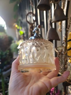 LALIQUE PERFUME BOTTLE SIGNED
