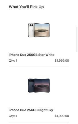 iPhone Duo 256GB