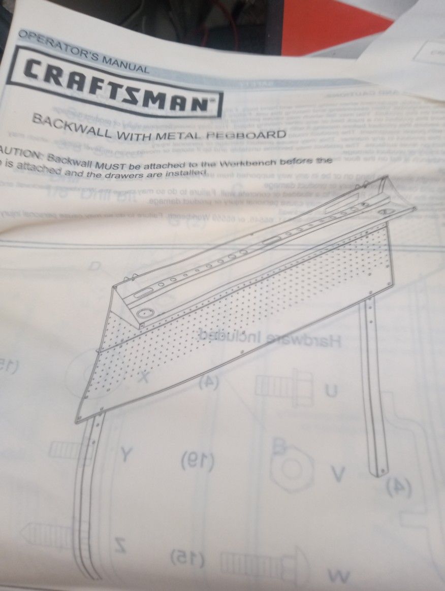 New Craftsman Workbench Never Built...It's Black...50 Dollars