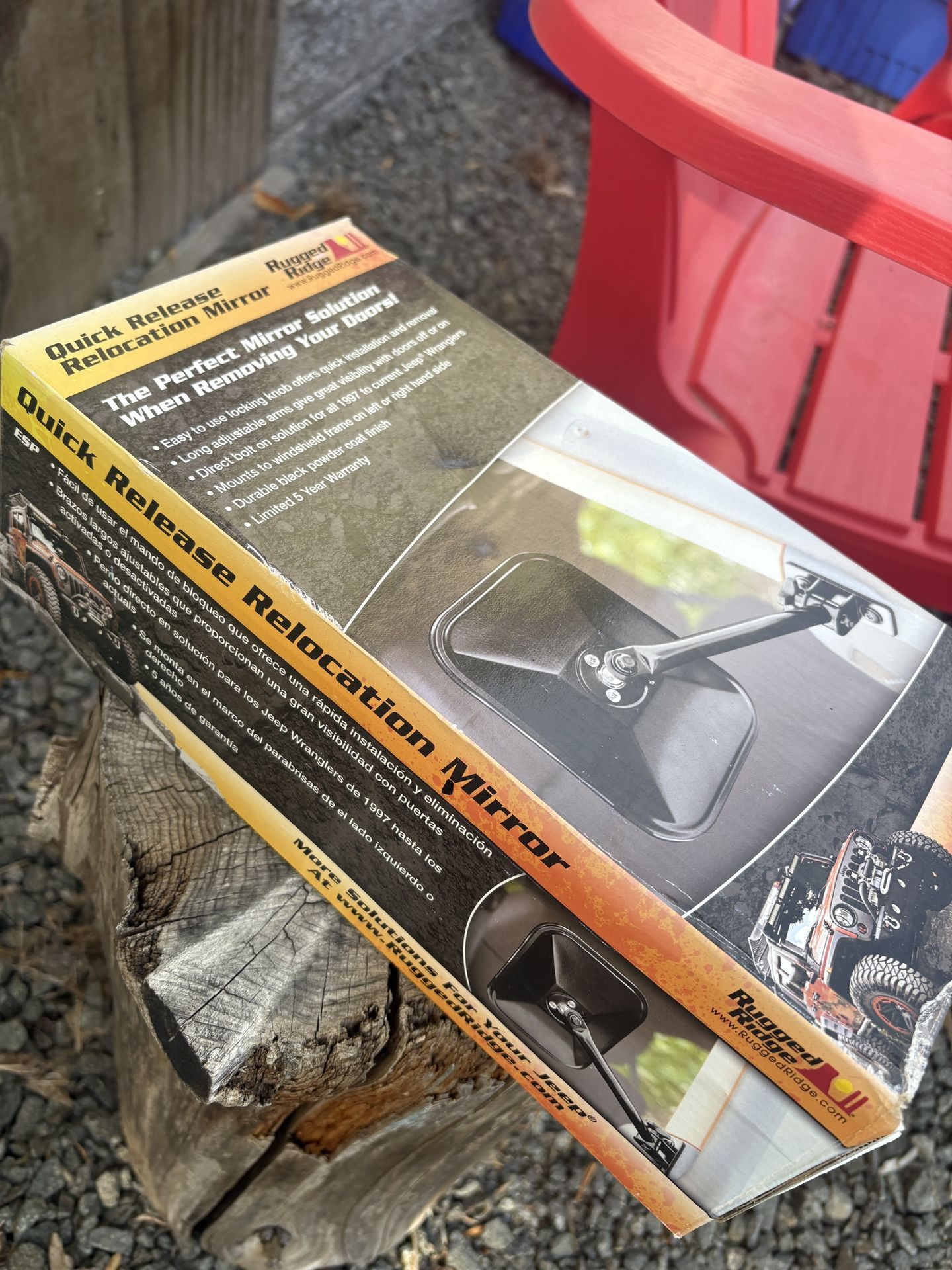 Relocation Mirror For Wrangler