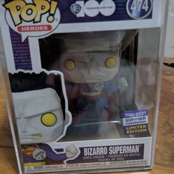 Funko Pop! Heroes – Bizarro Superman (#474)
Funko 2023 Summer Convention – Limited Edition