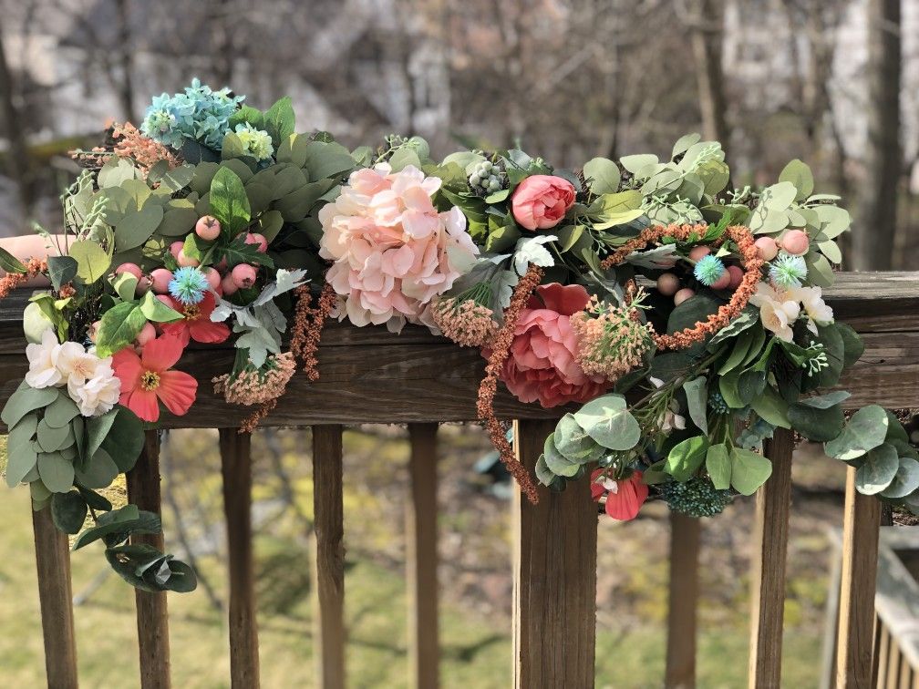 Eucalyptus Artificial Floral Swag For Wedding Arch (26 In Long)