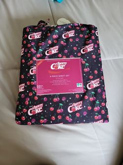 Cherry Coke Sheet Set FULL