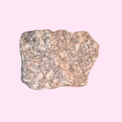 Raw Pink Colored Diorite Igneous Rock Specimen, 3.0" x 2.0" & other various sizes. See Photos