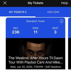 The Weeknd: After Hours Til Dawn Tour With Playboi Carti And Mike Dean