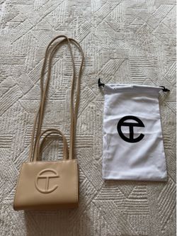 Telfar Small Shopper Cream with Dust Bag