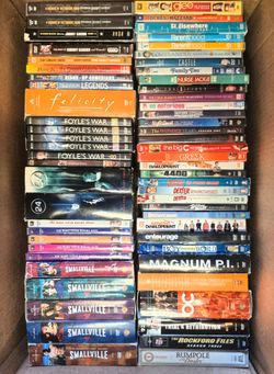 61 DVD TV Series Smallville 1-5, Mary Tyler Moore 1-5, OC, 24 & Many More