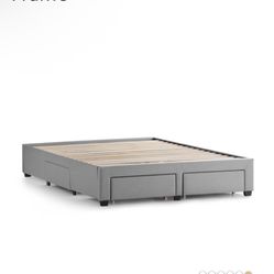 New In Box Queen Bed Frame With Storage 