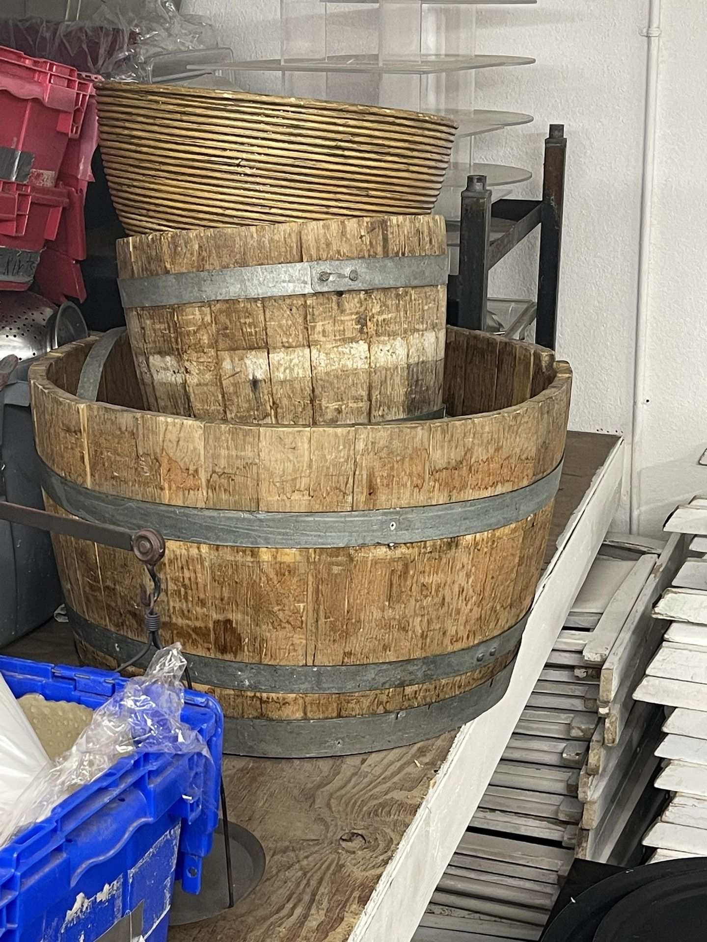 Real Half Wine Barrels