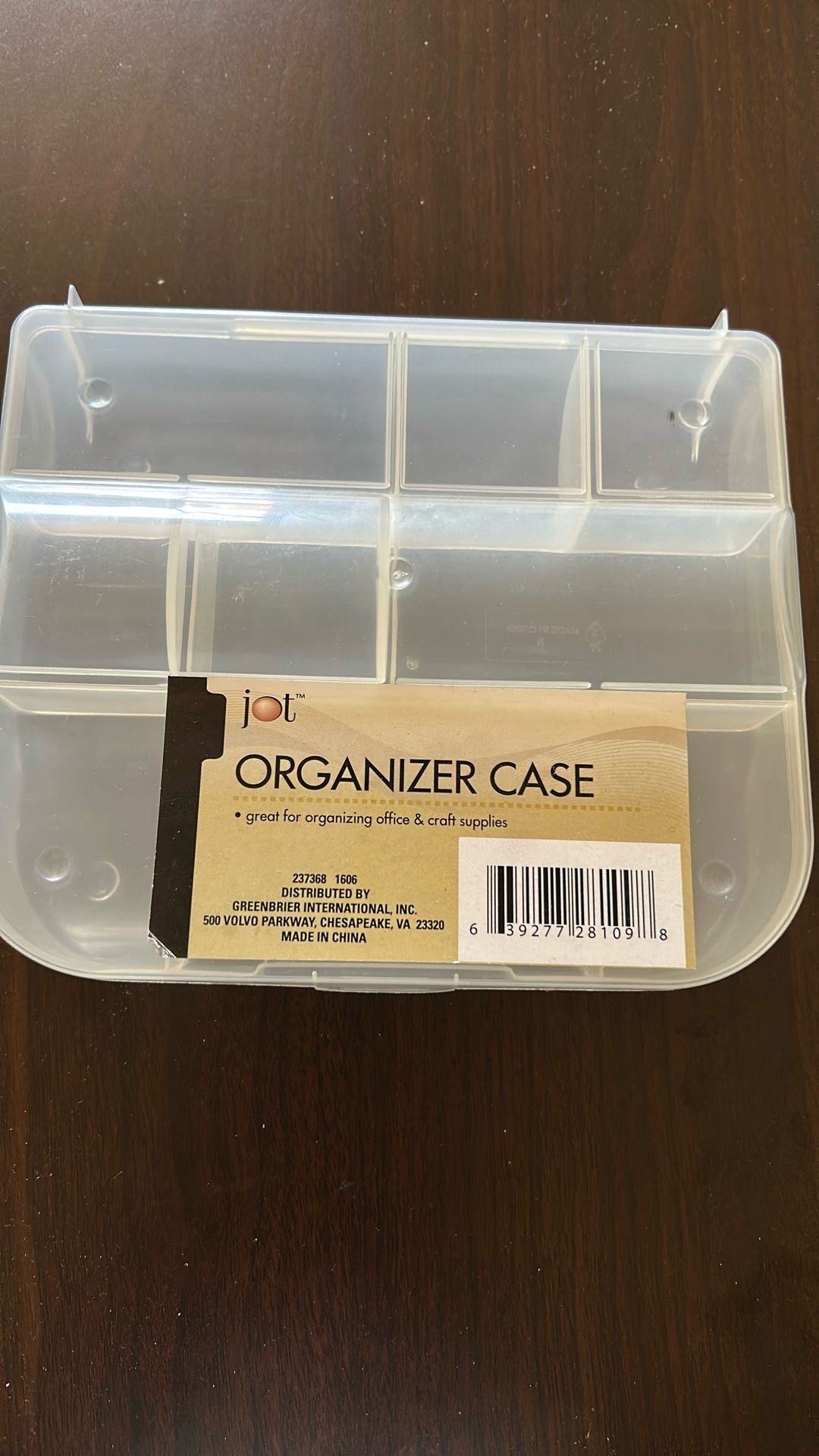Organizer Case For Office And Craft Supplies