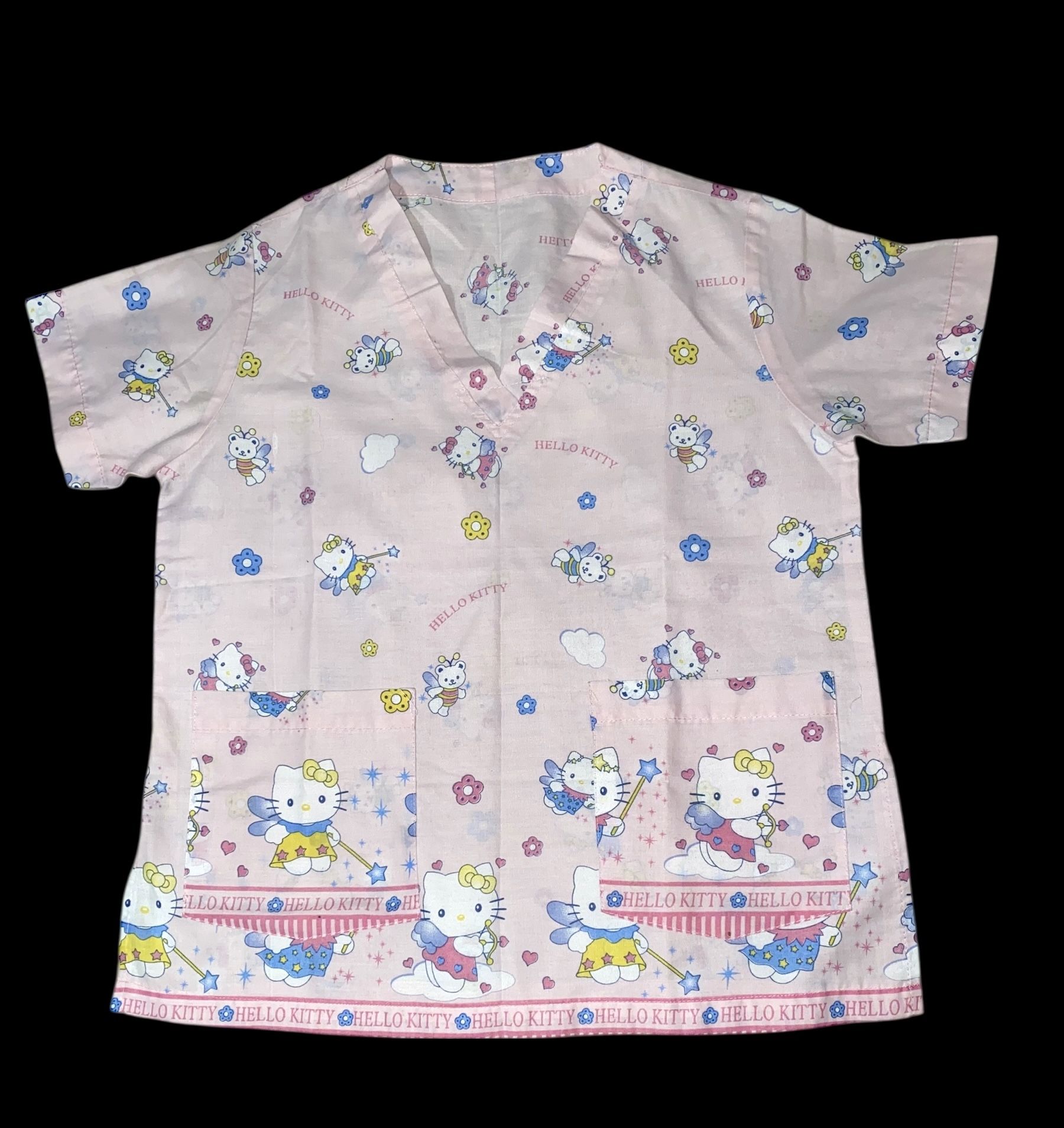 Hello Kitty Scrub with Pockets & V-neck Pre-owned
