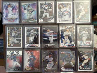 Dodgers Mookie Betts (15) card lot