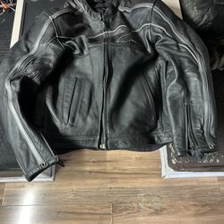 motorcycle alpinestars leather jacket