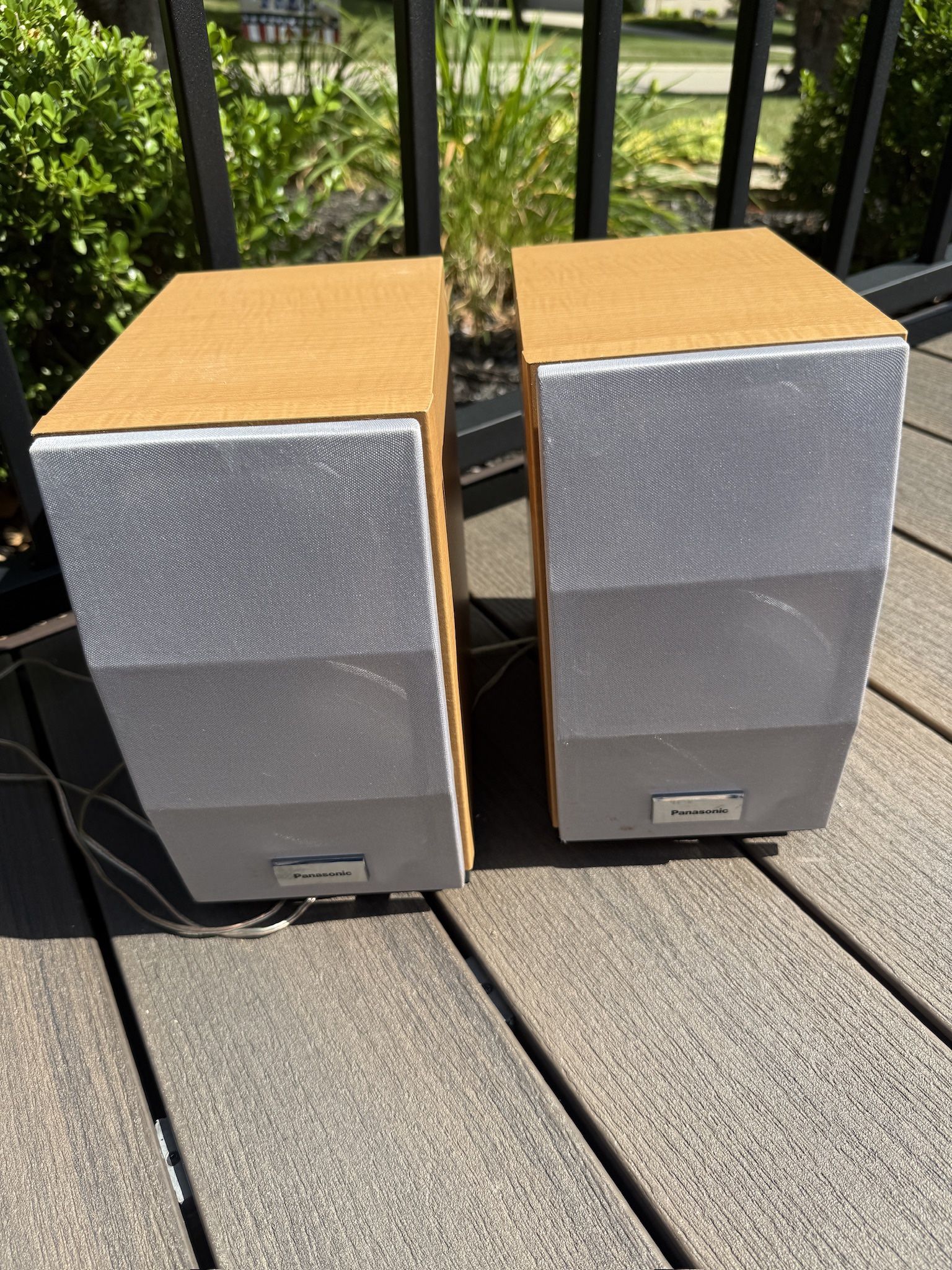Two Panasonic SB-PM700 Book Shelf Speakers.