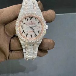 Iced out AP (Two - Tone) Watch