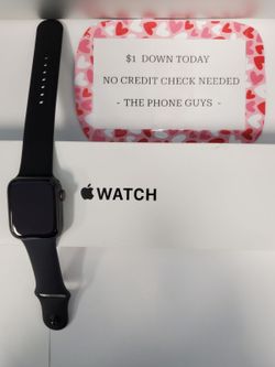 Apple - Watch Series 9 45mm Aluminum Case (Cellular) Good Midnight