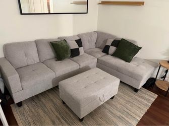 Gray Sectional Couch