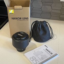 Nikon  AF-S NIKKOR 85mm f/1.8 G Lens