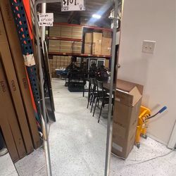 67” x 23.5” LED Full Length Mirror – Gold Frame – $85