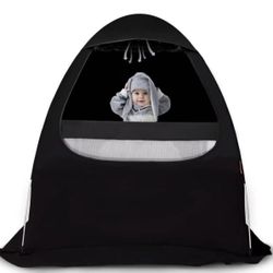 Blackout Cover for Pack N Play, Baby Blackout Tent to Block Out 97% Light, Alumi